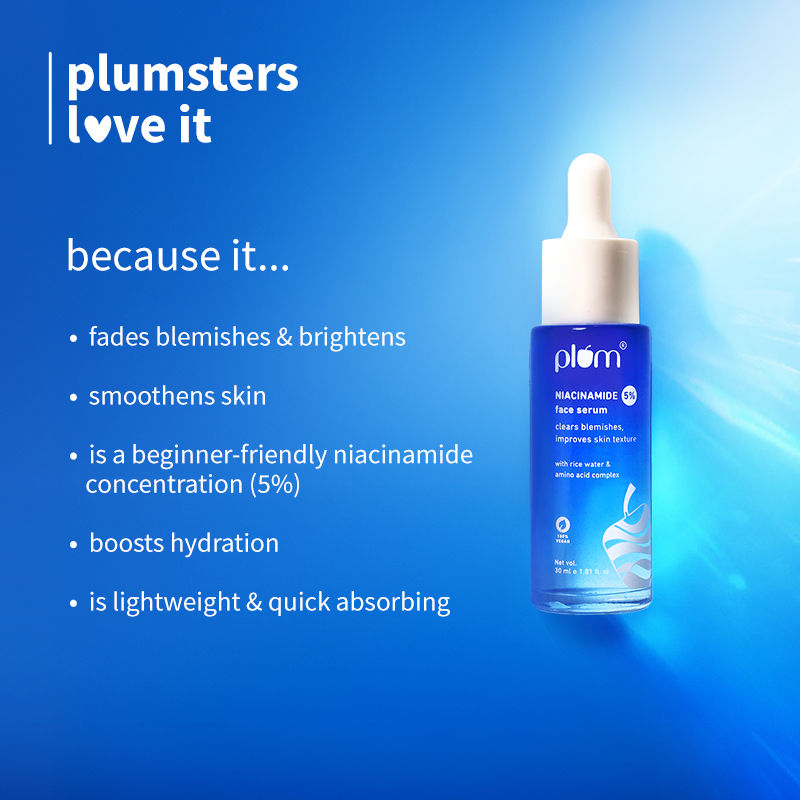5% Niacinamide Face Serum With Amino Acid - Fades Blemishes For Bright Skin- Beginner-Friendly