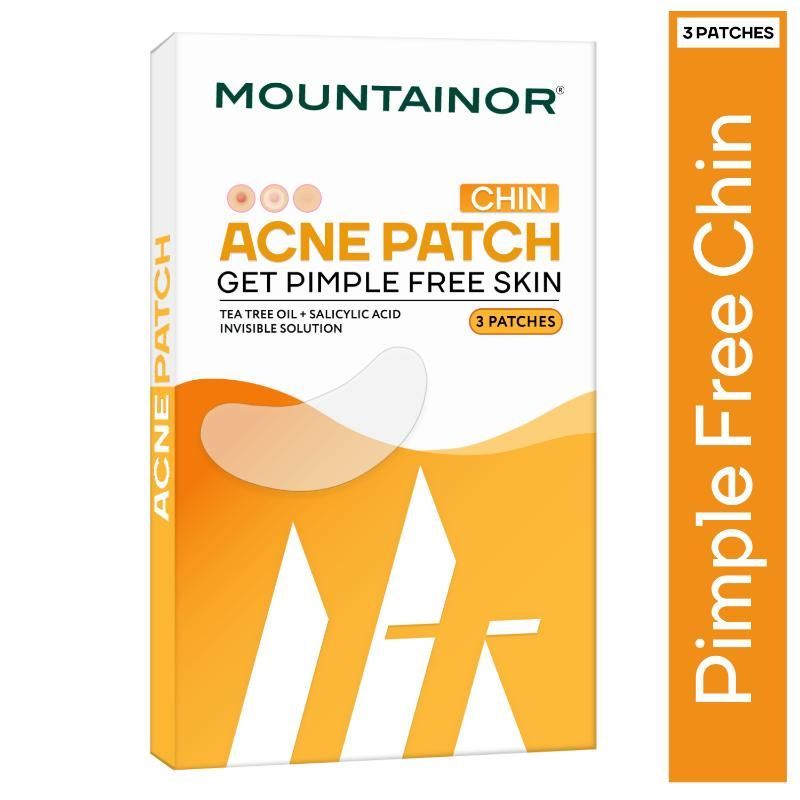 Chin Acne Pimple Patch Big Strips, Salicylic Acid Spot Corrector, Blackhead & Whitehead