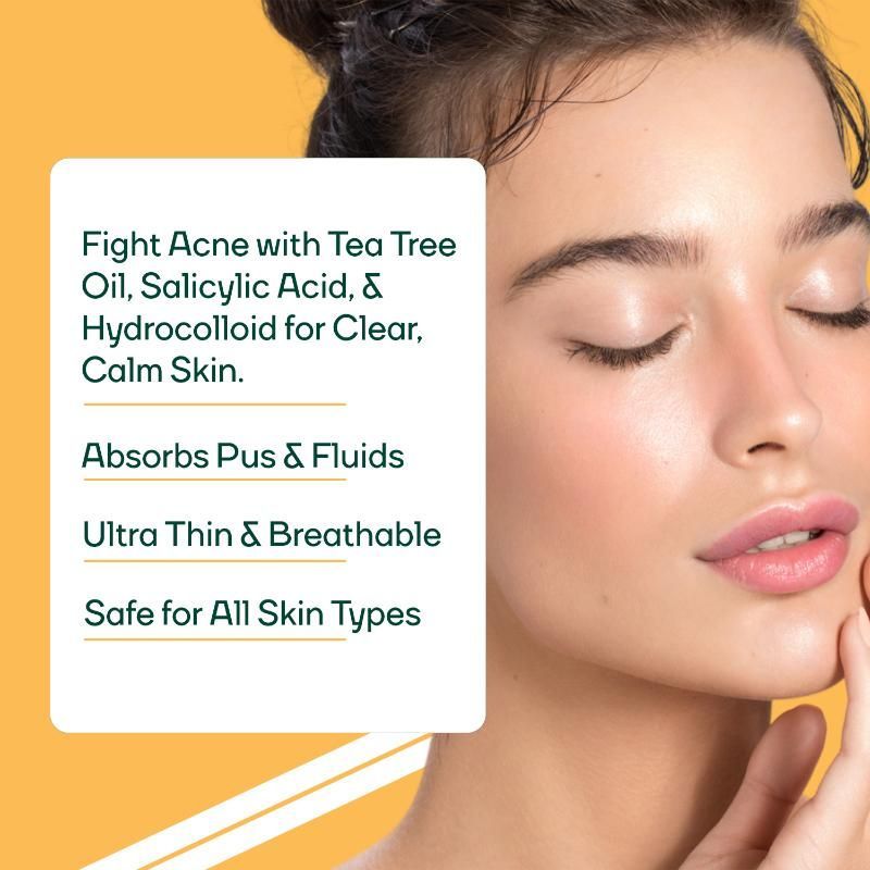 Nose Acne Pimple Patch Big Strips, Salicylic Acid Spot Corrector, Blackhead & Whitehead