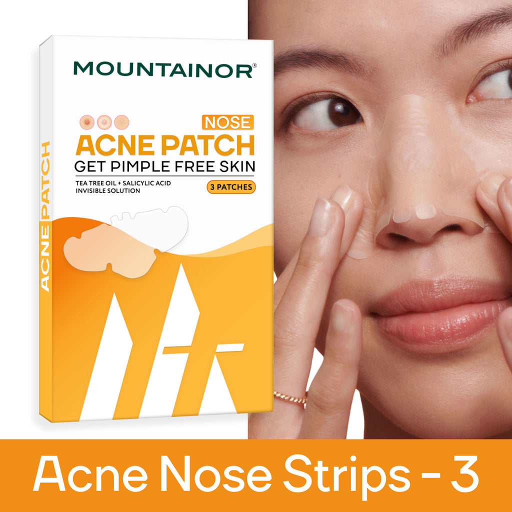 Nose Acne Pimple Patch Big Strips, Salicylic Acid Spot Corrector, Blackhead & Whitehead