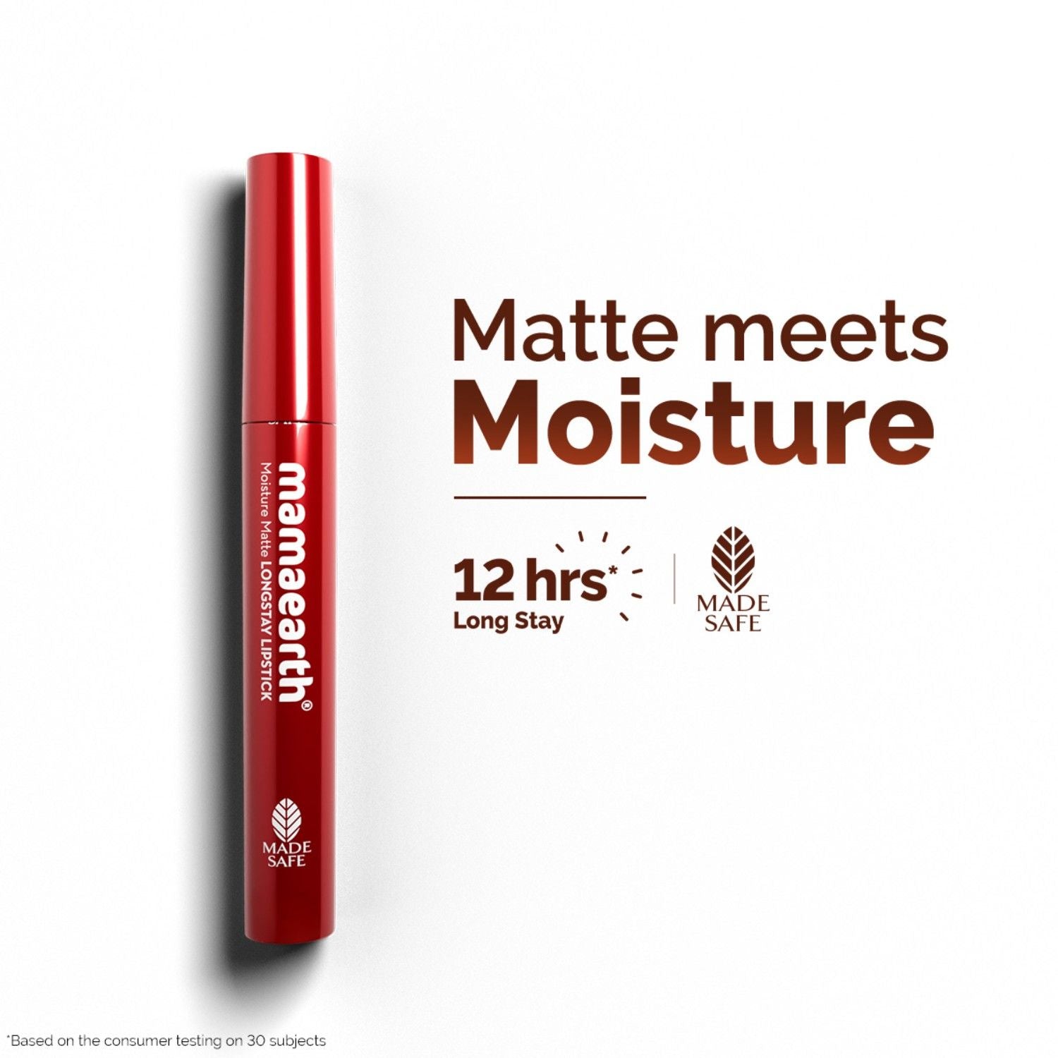 Moisture Matte Longstay Lipstick With Avocado Oil & Vitamin E - Raspberry Scarlet