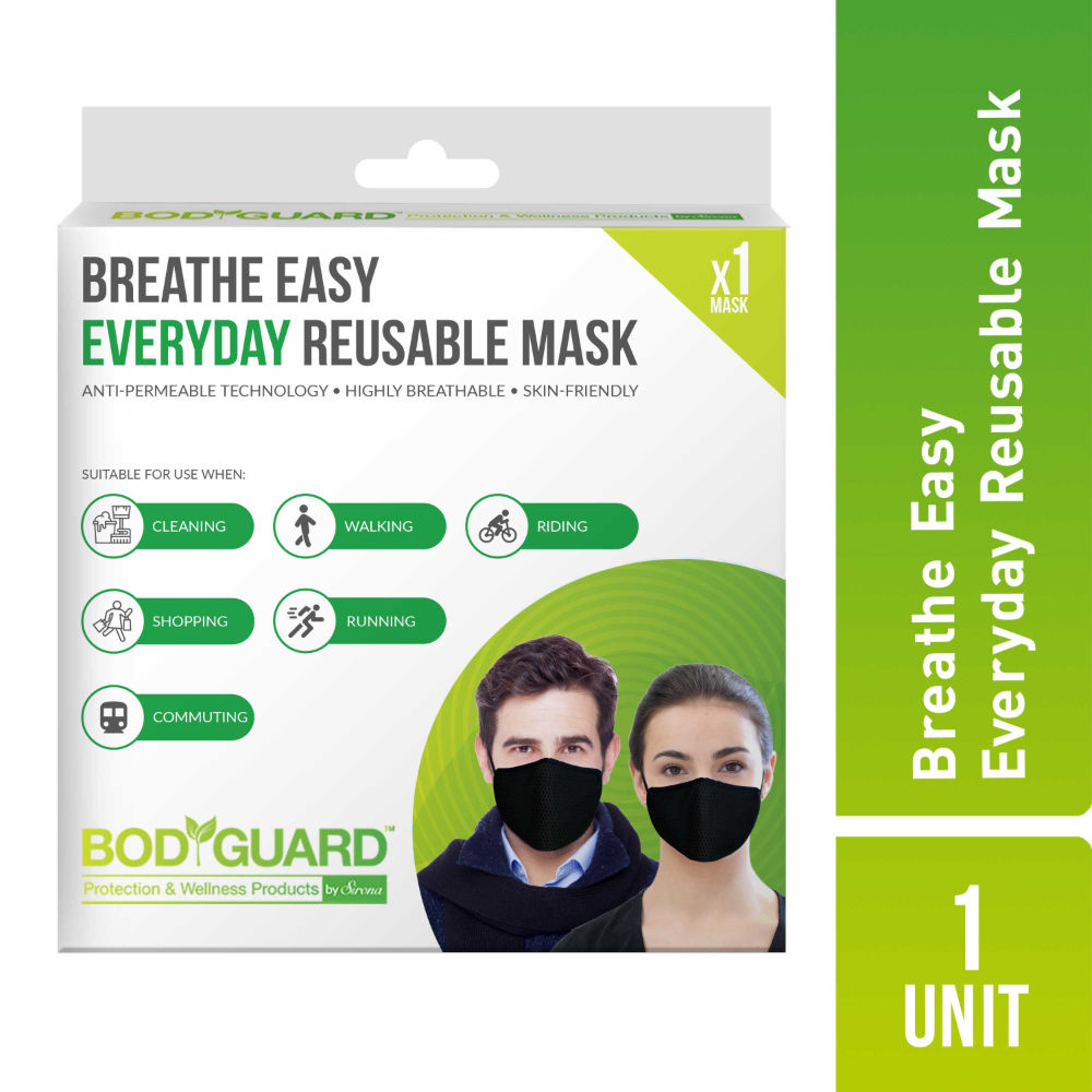 Breathe Easy Everyday Reusable Anti Pollution Mask - 1 Unit