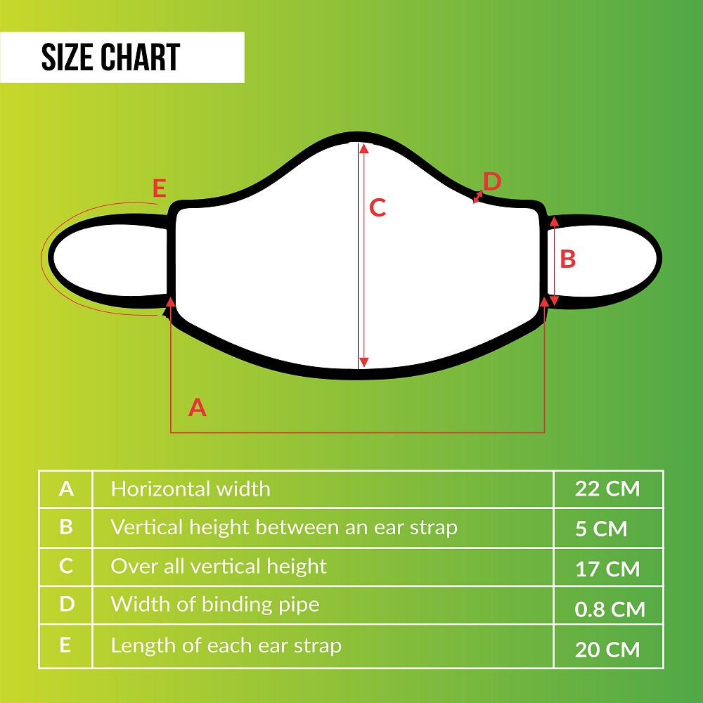 Breathe Easy Everyday Reusable Anti Pollution Mask - 1 Unit