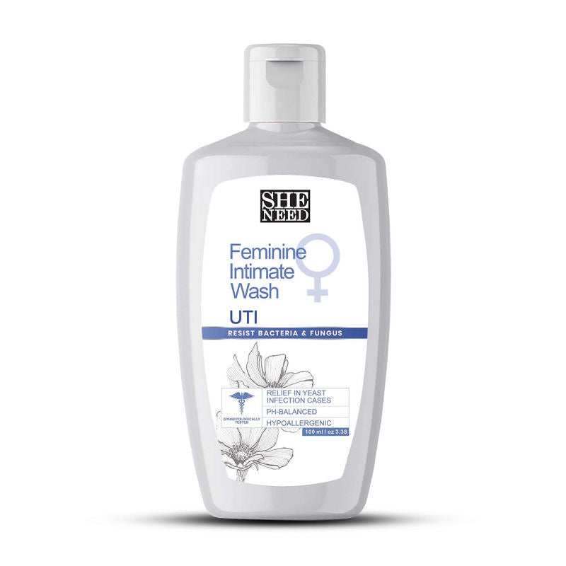 UTI Relief Feminine Intimate Wash - Reduces Yeast Infection, Protects Against UTI