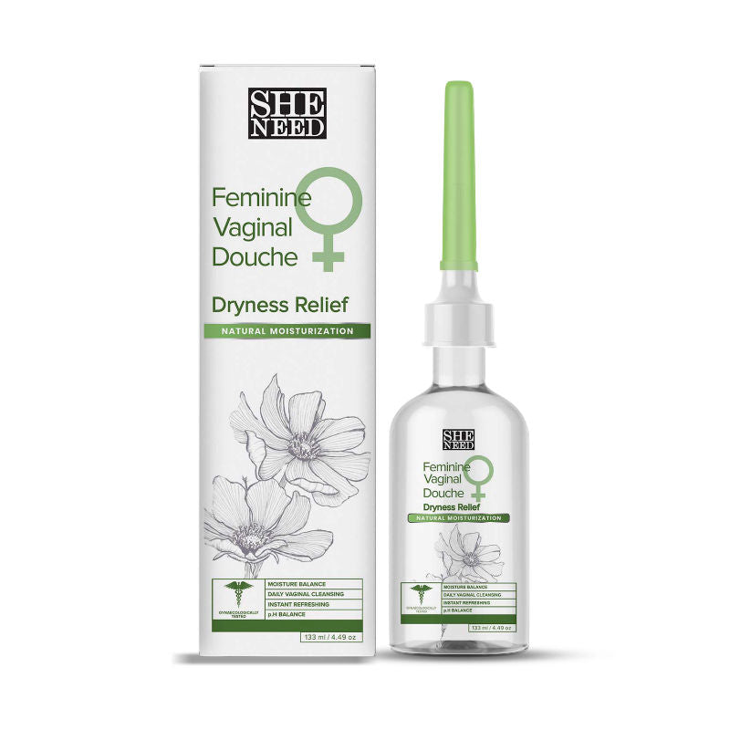 Intimate Dryness Relief Douche With PH-3.5, Reduces Flaky Skin & Friction