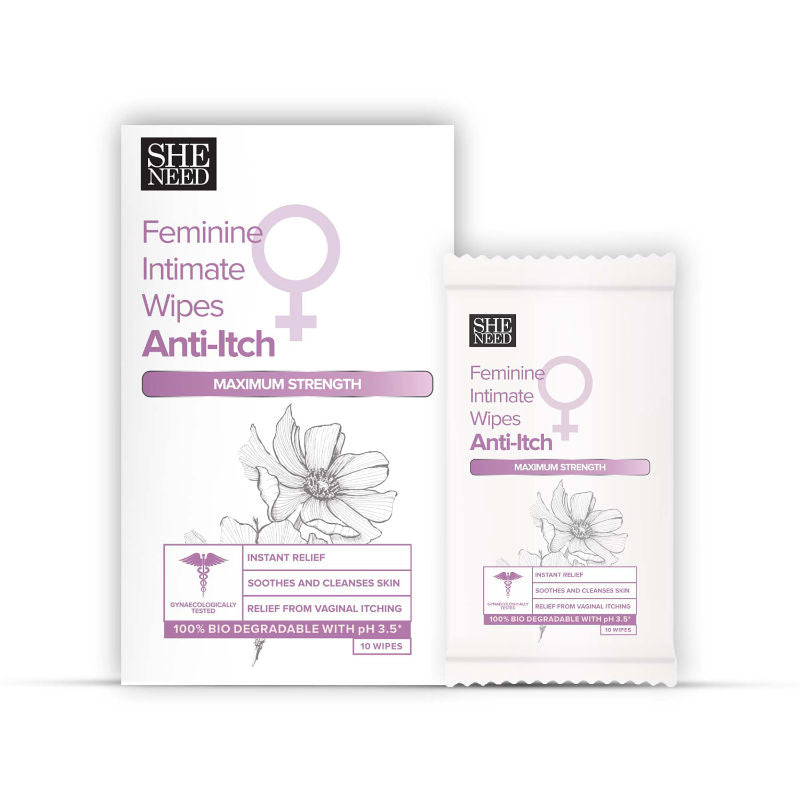 Feminine Anti-Itch Intimate Wipes