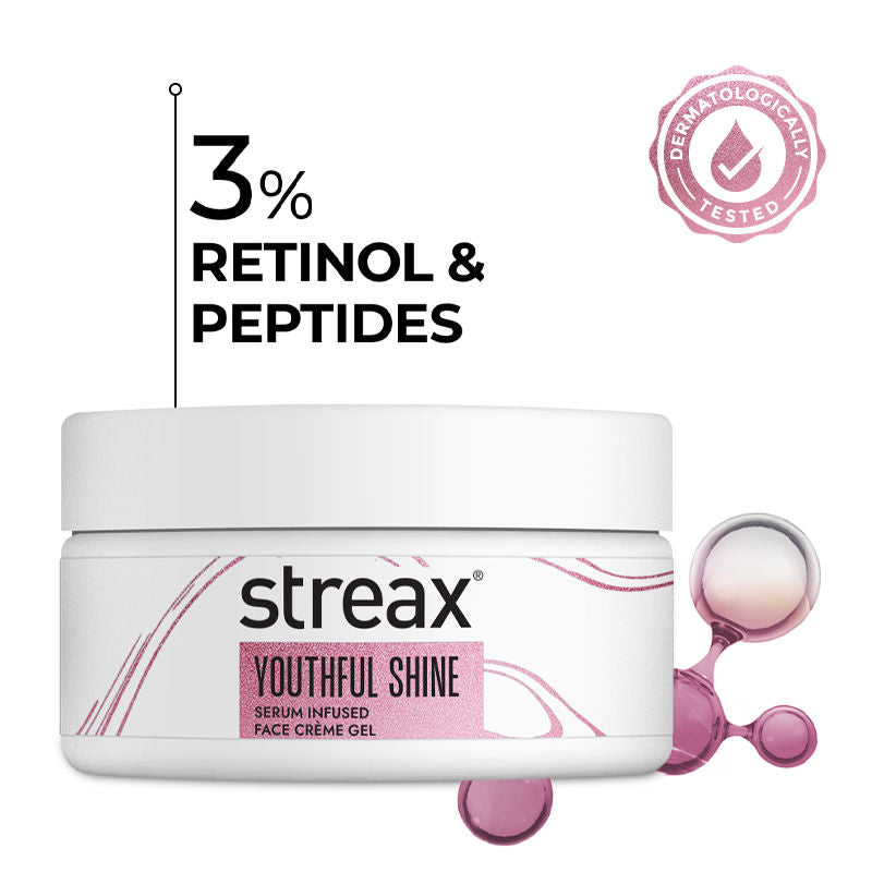 Youthful Shine Serum Infused Face Cream Gel