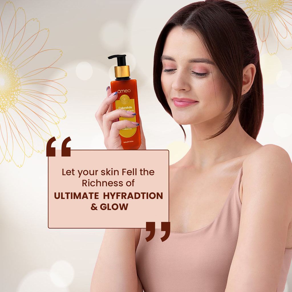 Calendula Body Lotion with Vitamin E, Aloe Vera & Shea Butter
