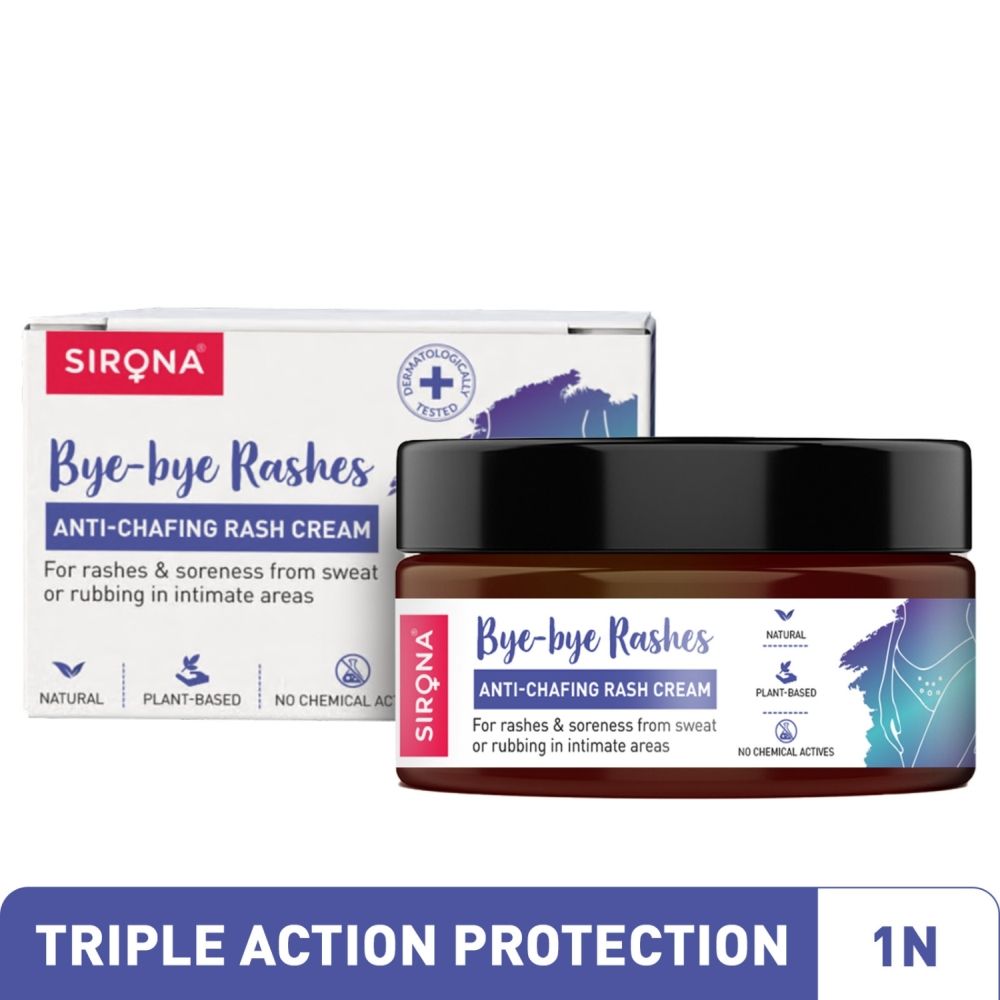 Natural Anti-Chafing Rash Cream, Soothes Rashes, Redness & Soreness, Plant Based