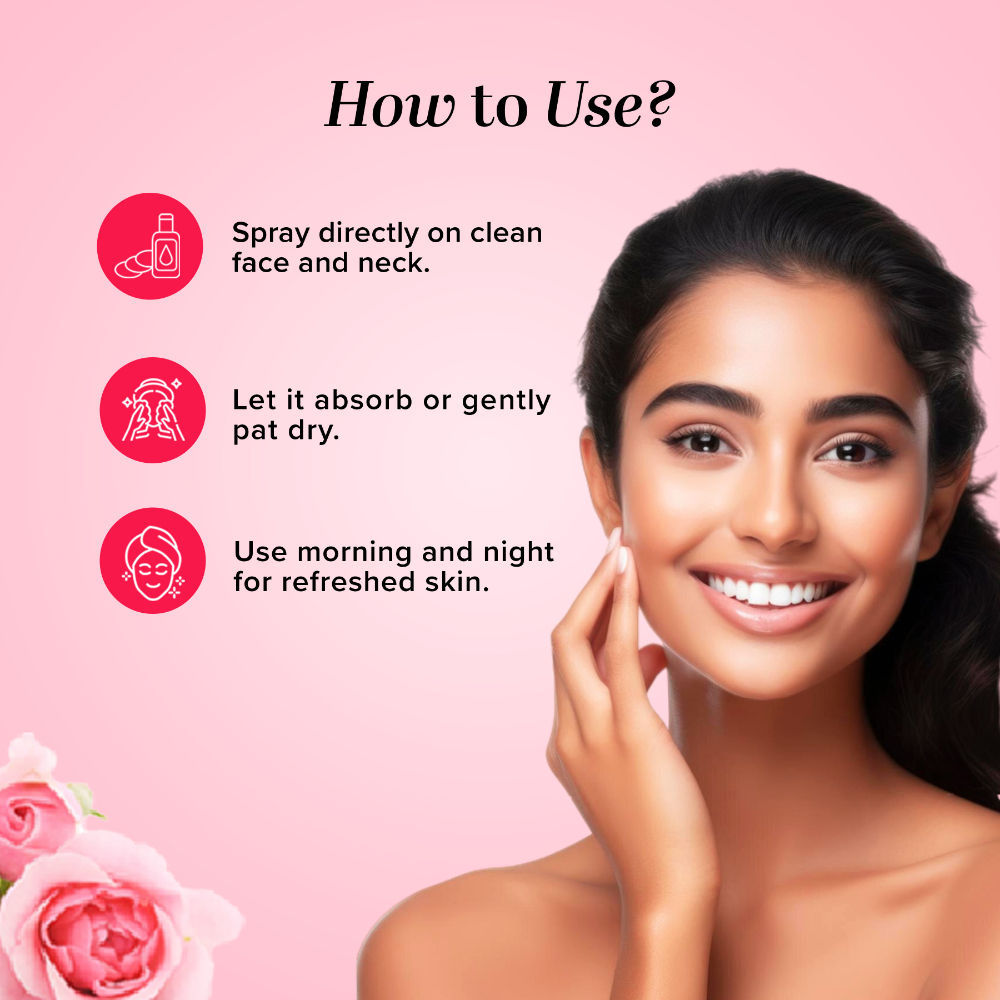 Pure Rose Water Toner for Everyday Floral Freshness