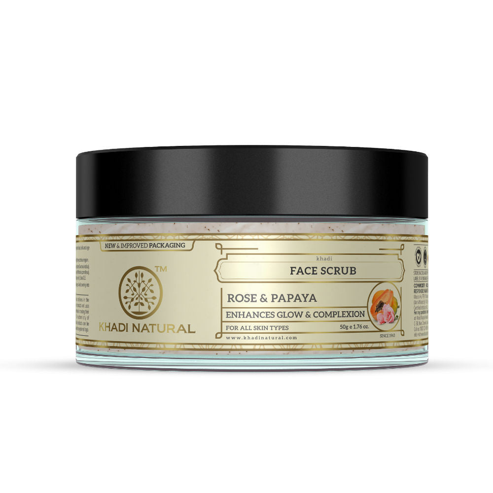 Face Scrub with Rose & Papaya for That Everyday Glow