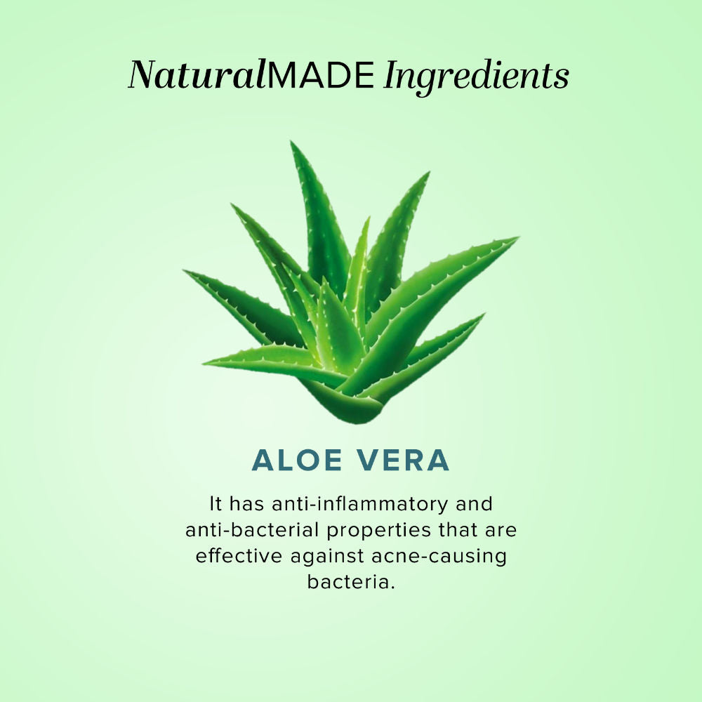 Transparent Aloe Vera Gel for Acne, Sunburn and Skin Hydration