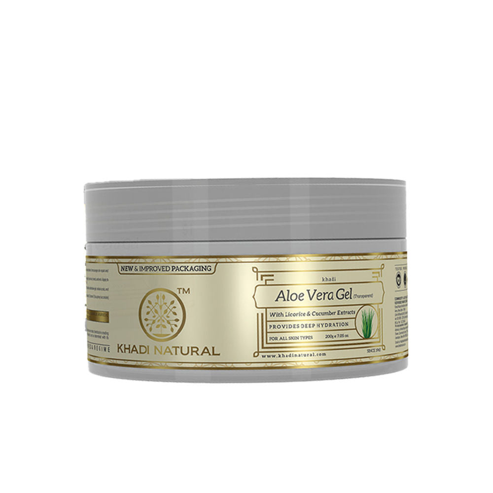 Transparent Aloe Vera Gel for Acne, Sunburn and Skin Hydration