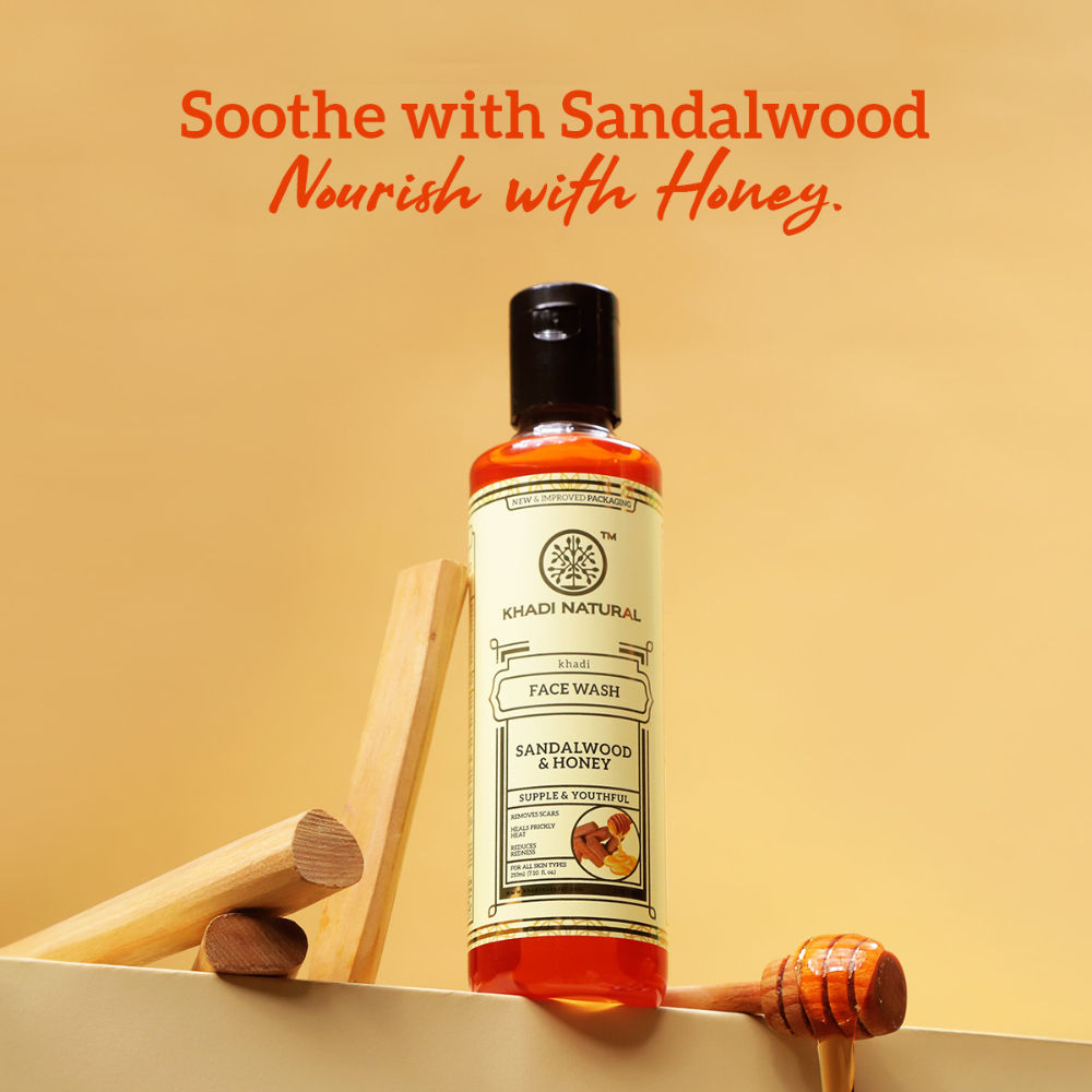 Sandalwood & Honey Face Wash for Hydration, Glow and Gentle Cleansing