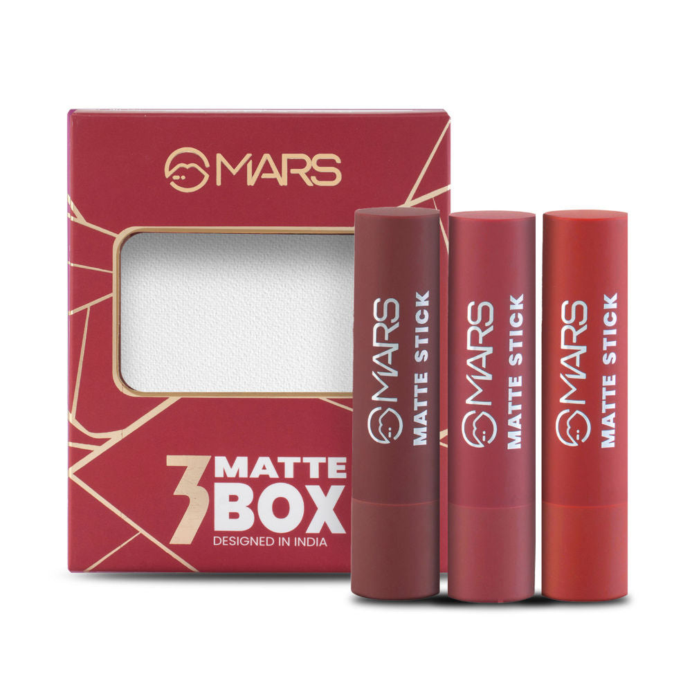 Matte Lipsticks Box - 01 Reds and Maroons