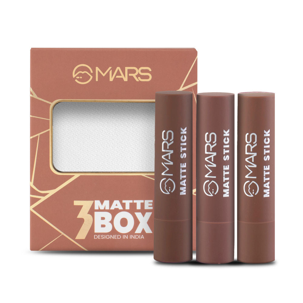 Matte Lipsticks Box - 04 Browns