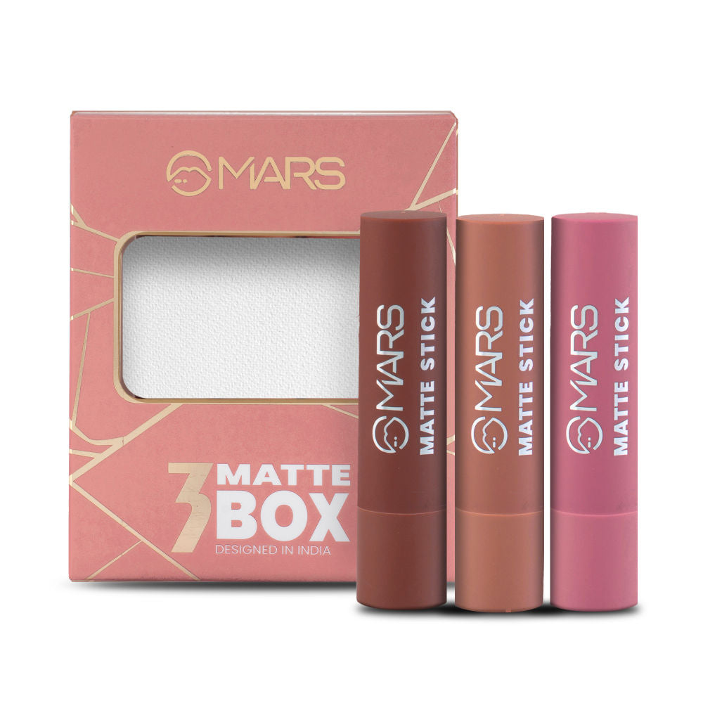 Matte Lipsticks Box - Blushes Nudes