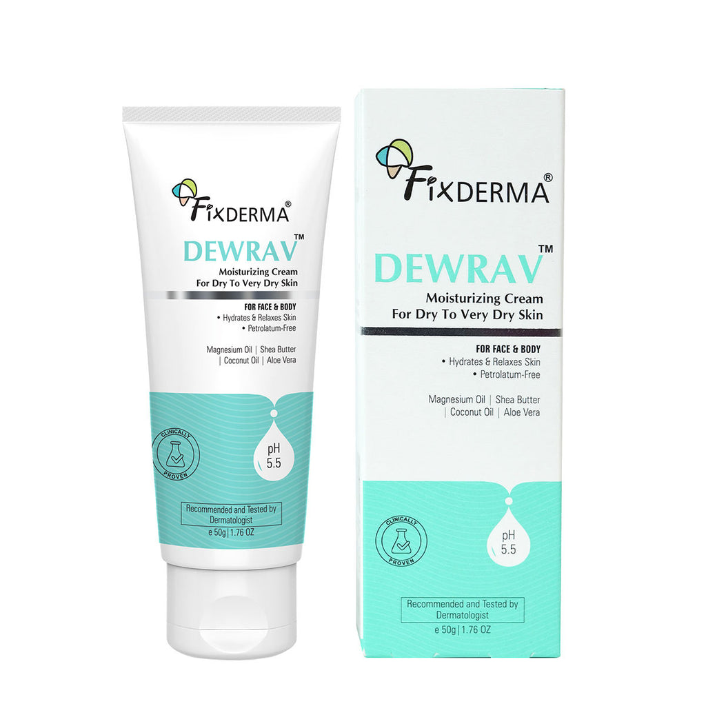 Dewrav Moisturizing Cream for Face & Body with Shea Butter For Dry to Very Dry Skin