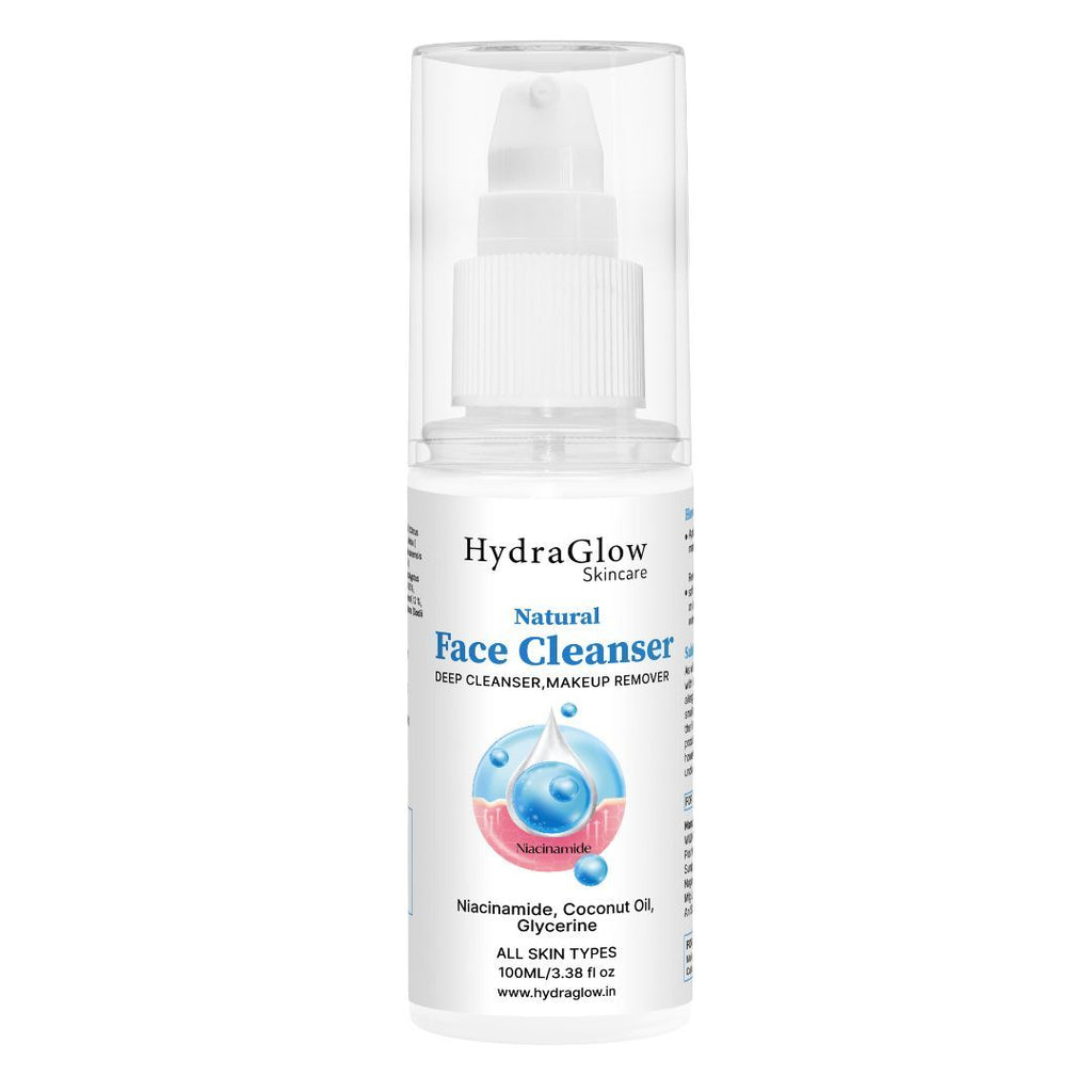 Hydra Glow Skincare Natural Face Cleanser Makeup Remover Deep Cleanser
