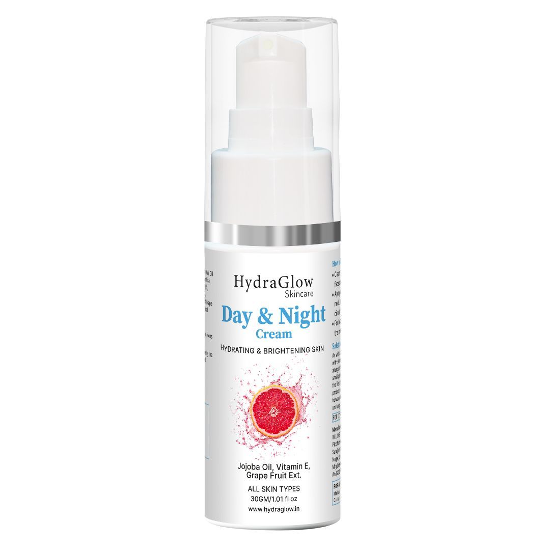 Hydra Glow Skincare Day & Night Hydrating Skin Brightening Cream