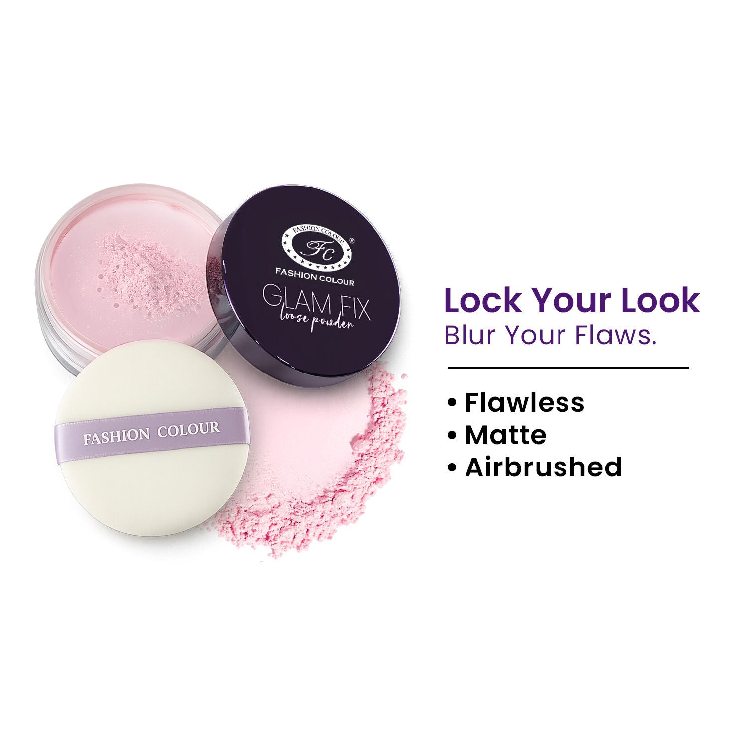 Glam Fix Loose Powder For Face Makeup