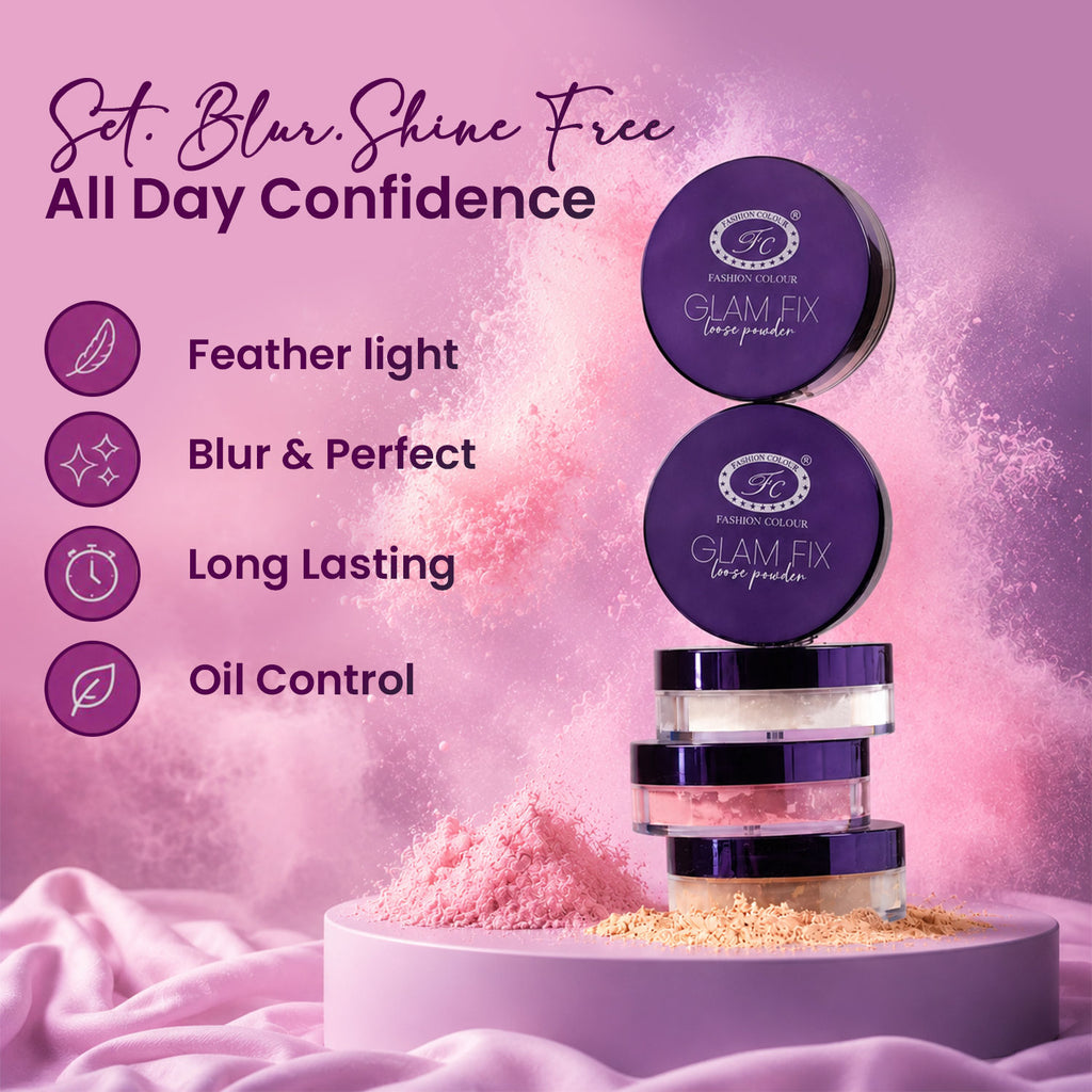 Glam Fix Loose Powder For Face Makeup