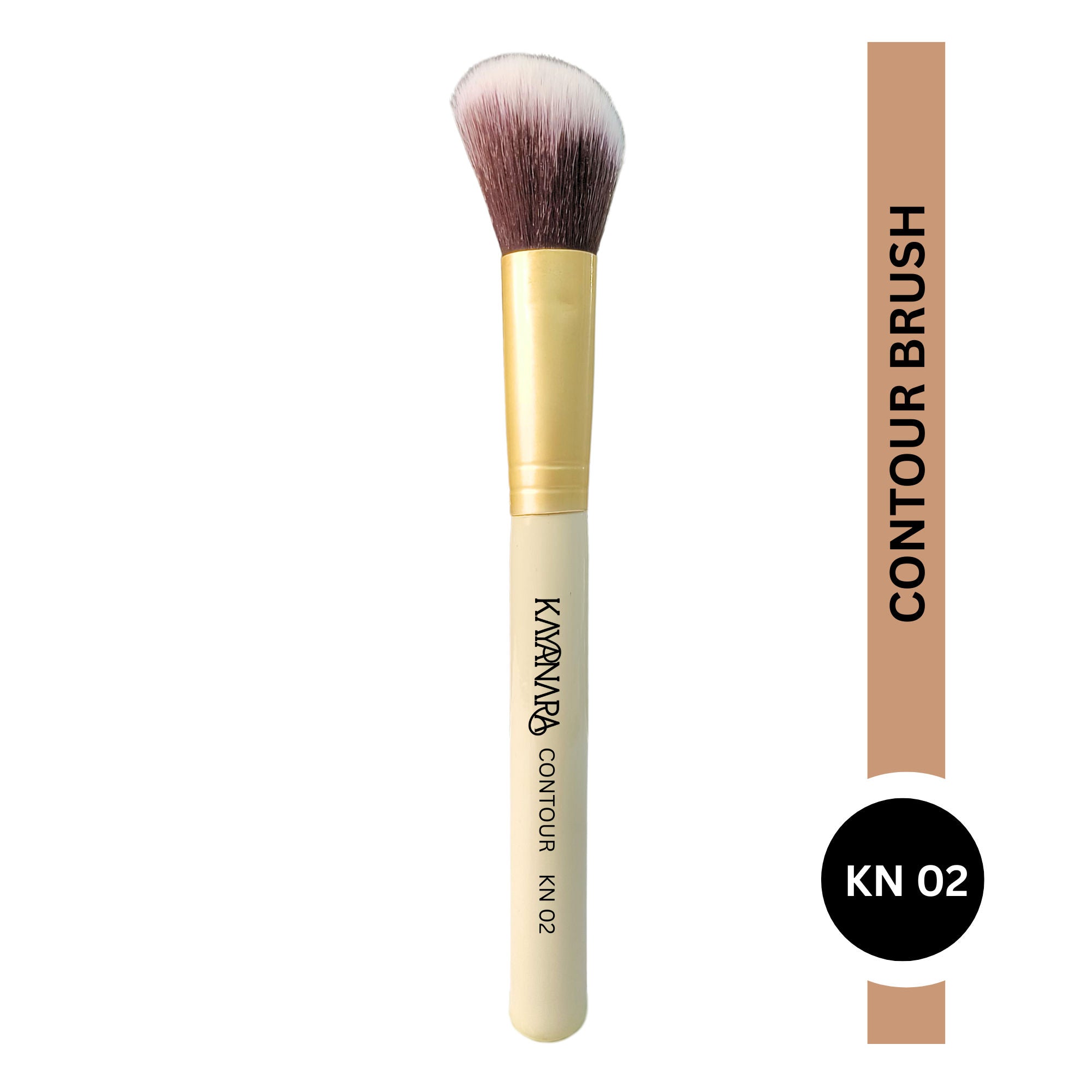 KN02 - Blush Brush with Soft Bristles for Effortless Powder & Cream Cheek Application