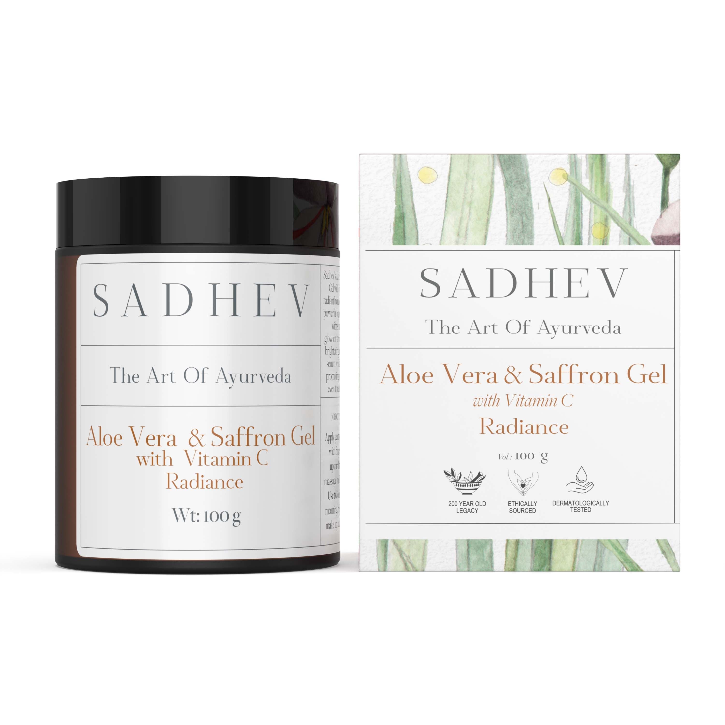 Aloe Vera & Saffron Gel With Vitamin C