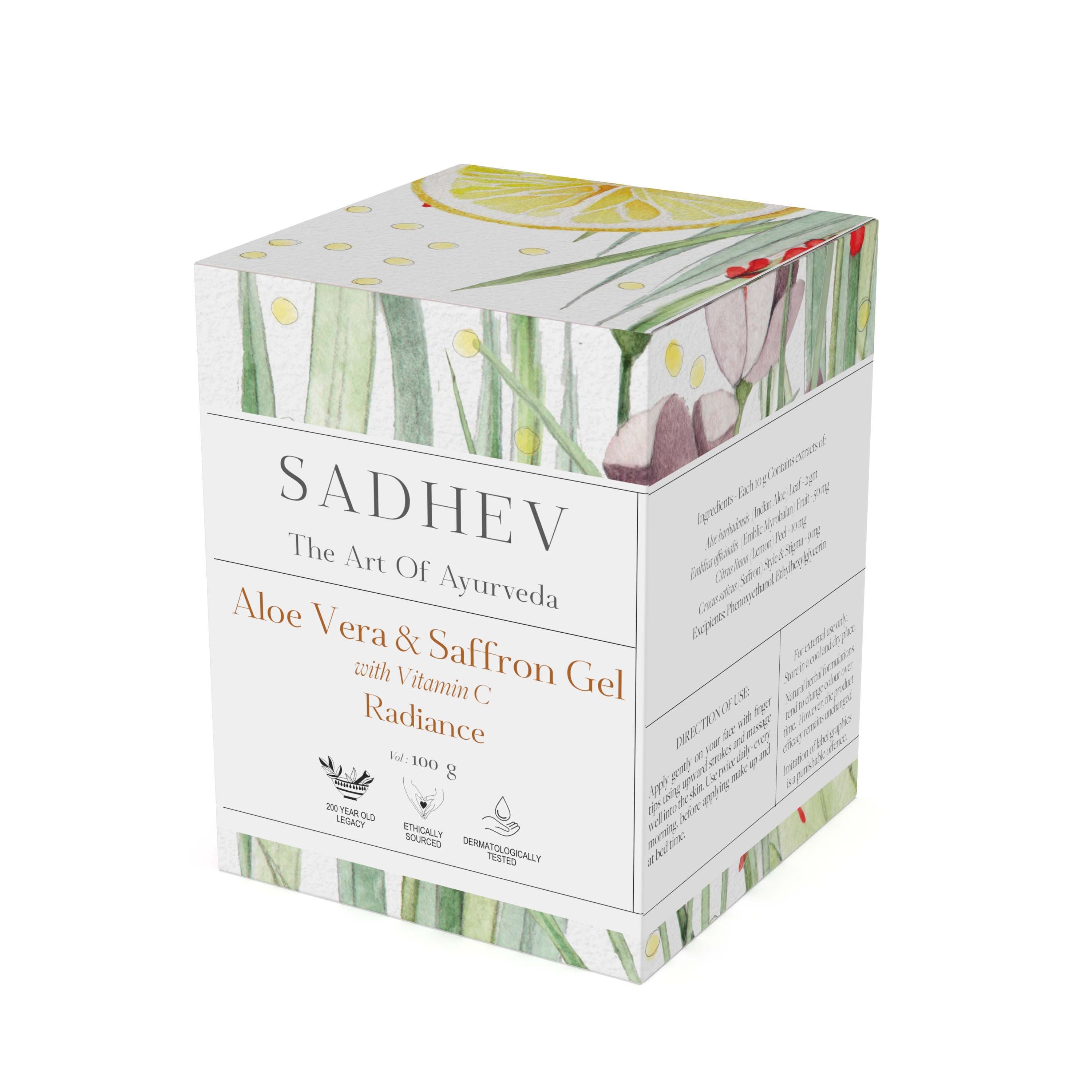 Aloe Vera & Saffron Gel With Vitamin C