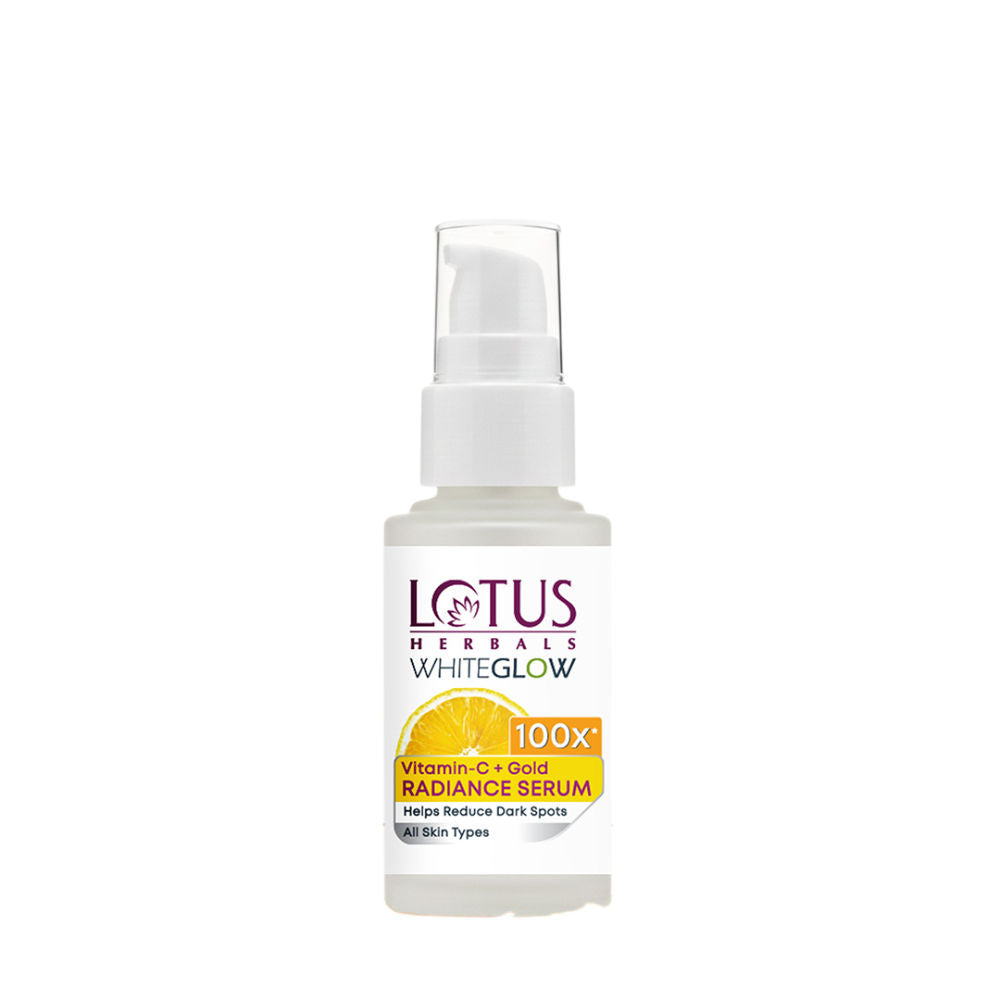 WhiteGlow Vitamin C + Gold Radiance Face Serum For Dark Spots, Dull & Uneven Skin Tone