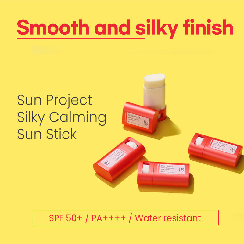 Korean Sun Stick SPF50+ PA++++- UVA/B Blocks, Easy Re-application, Water Resistant