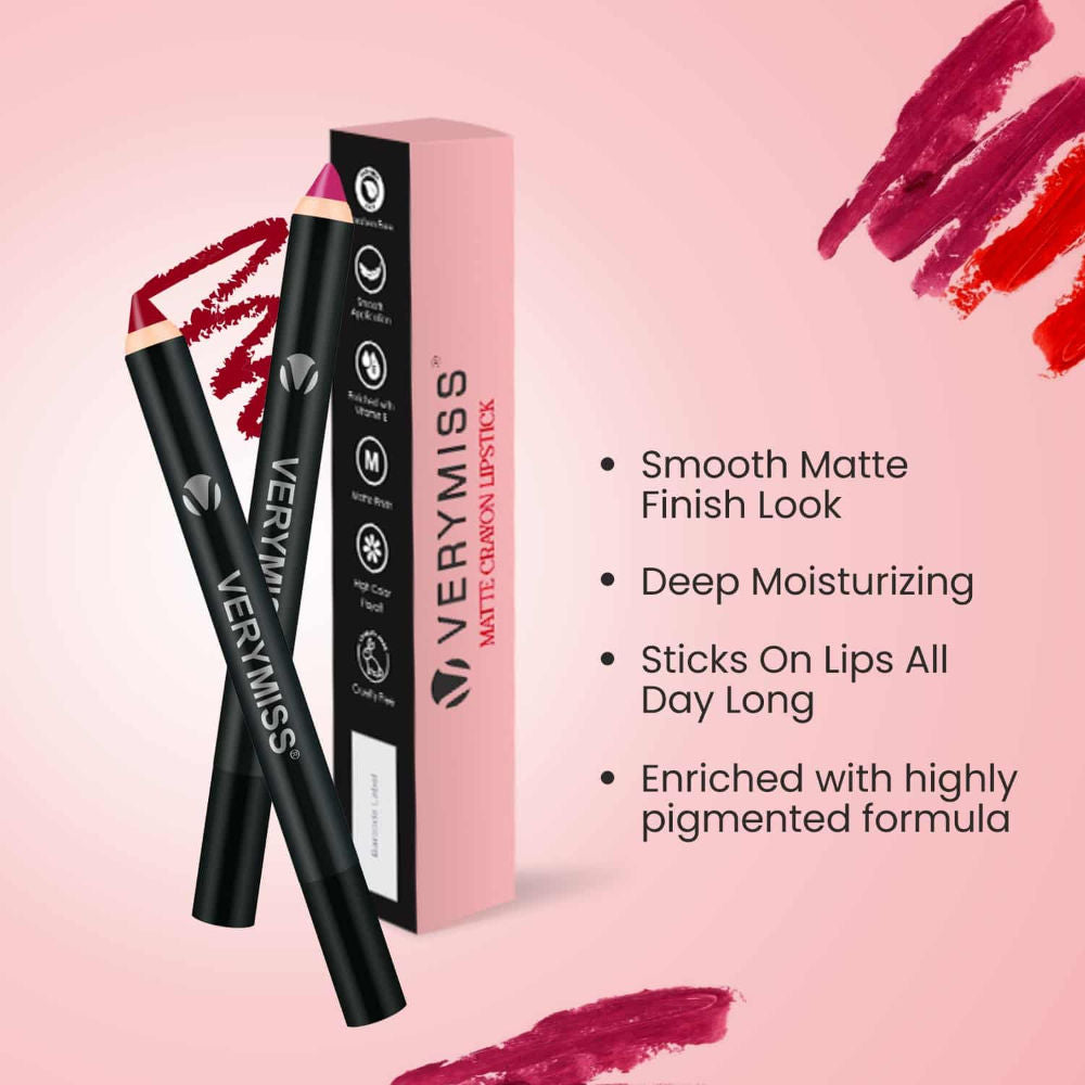 Matte Lip Crayon Lipstick