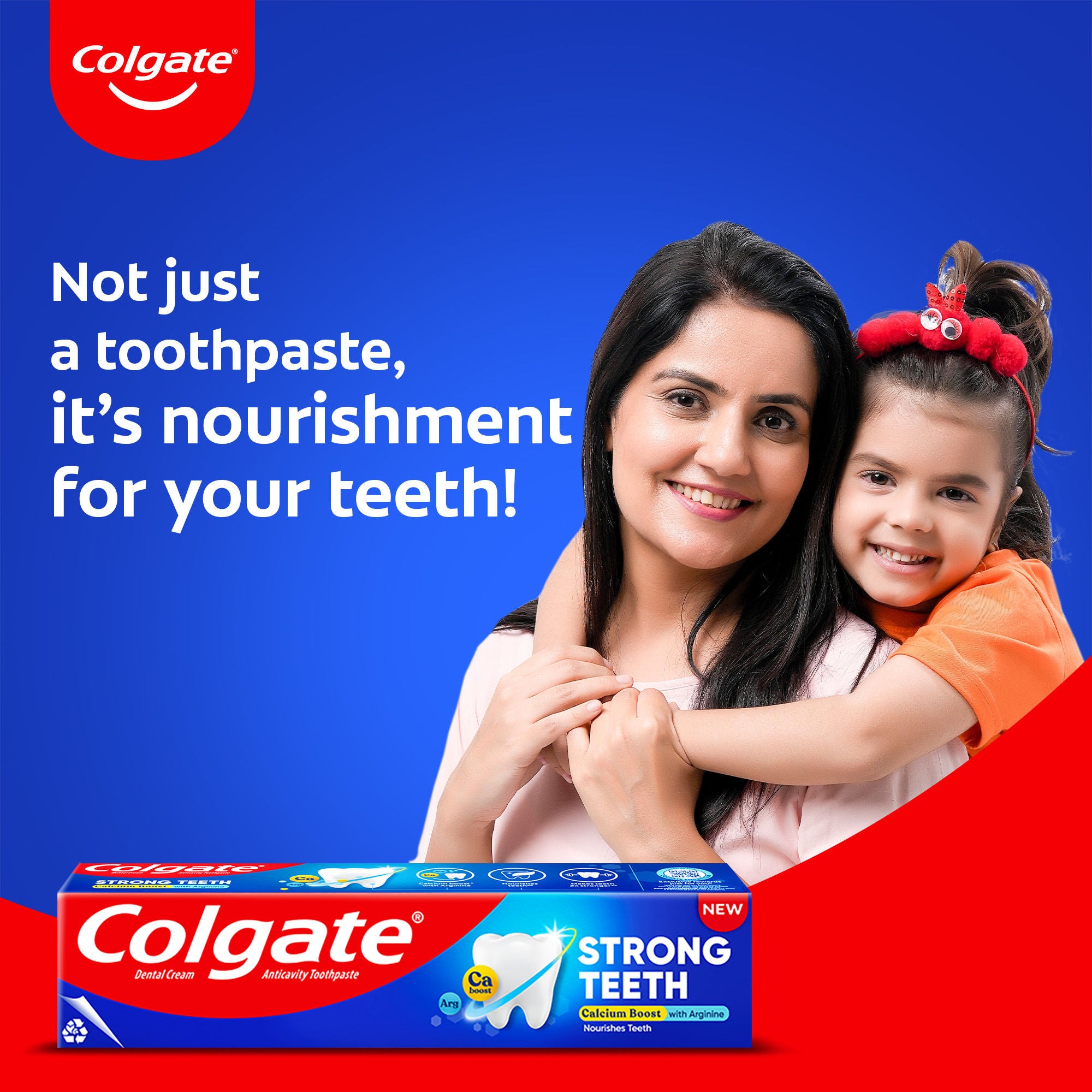 Strong Teeth Cavity Protection Toothpaste with Calcium Boost (Saver Pack)