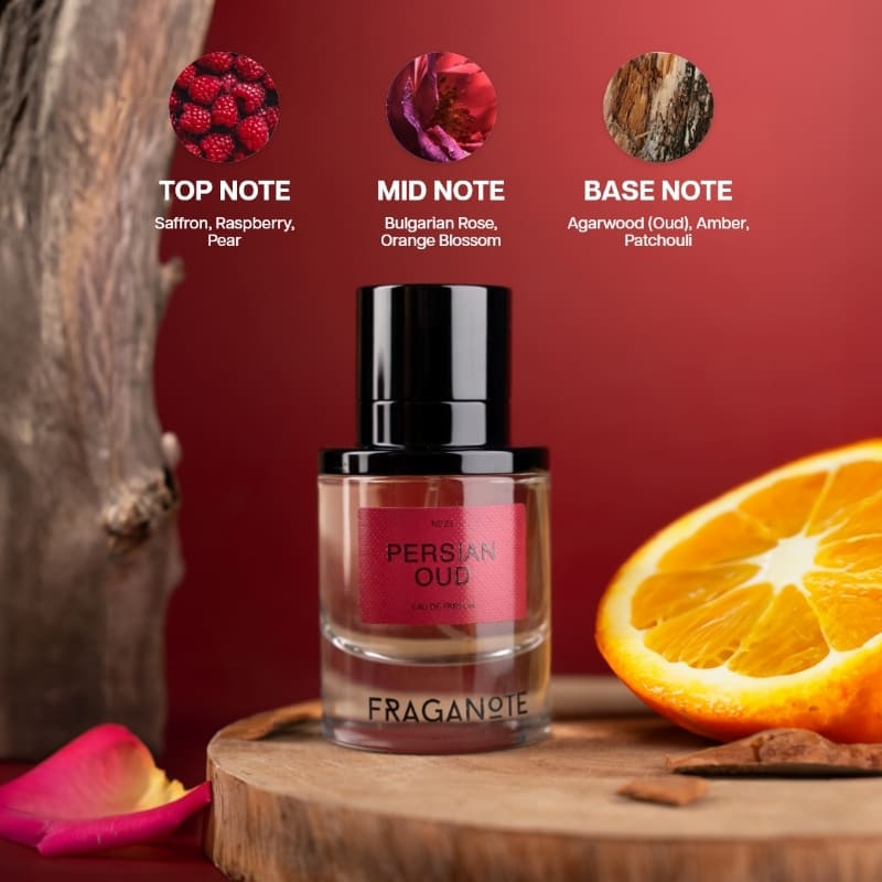 Persian Oud EDP Premium Long Lasting Unisex Perfume, Oud, Rose & Patchouli Scent