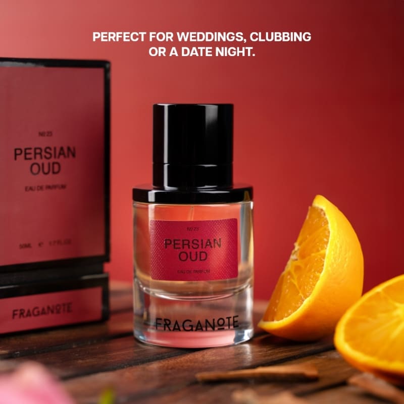 Persian Oud EDP Premium Long Lasting Unisex Perfume, Oud, Rose & Patchouli Scent