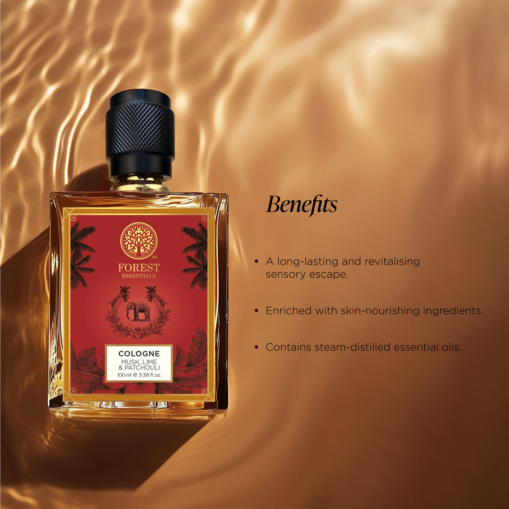 Cologne Musk, Lime & Patchouli - Long Lasting & Sophisticated