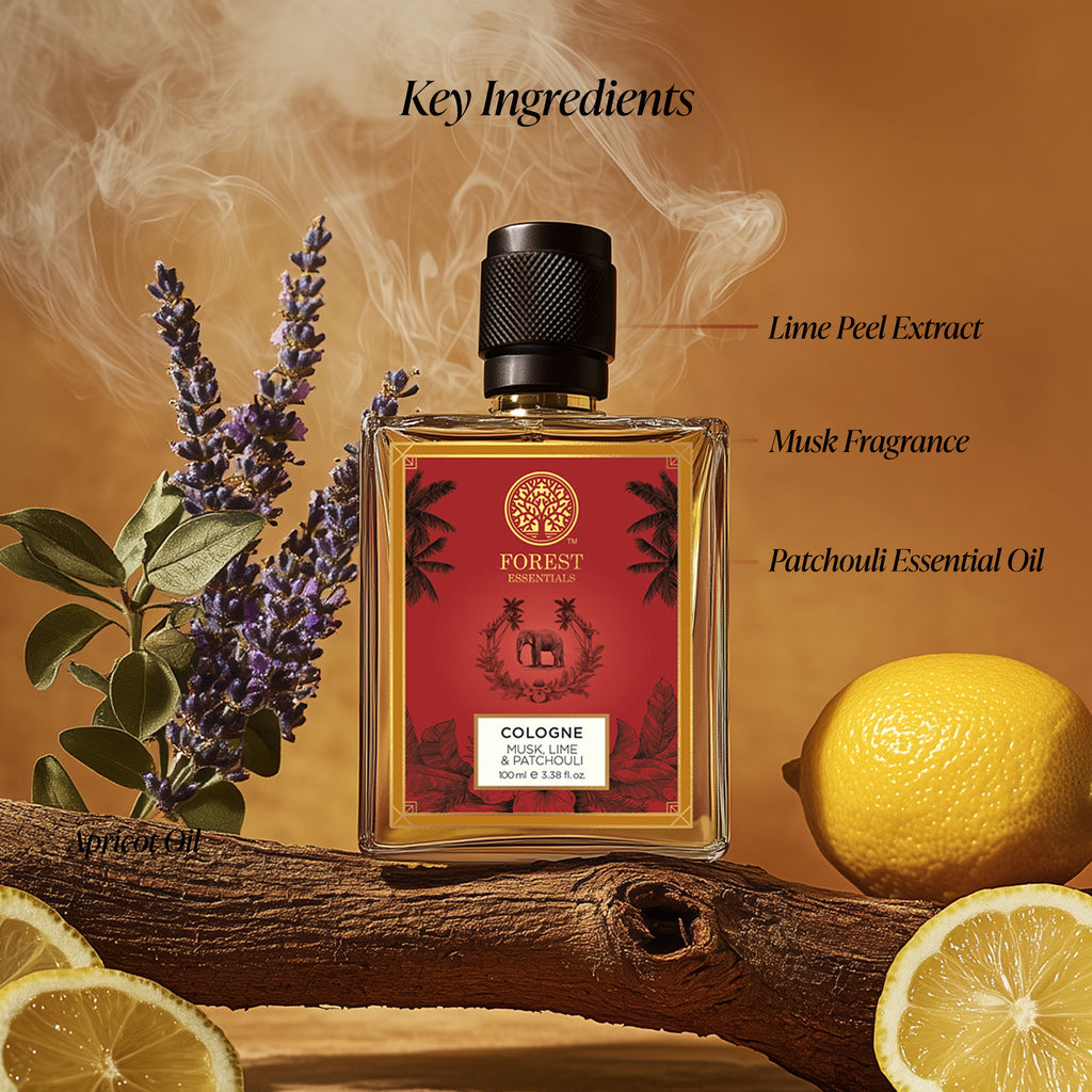 Cologne Musk, Lime & Patchouli - Long Lasting & Sophisticated