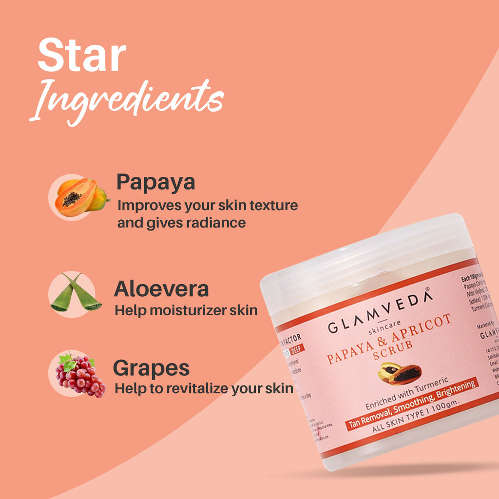Papaya & Apricot Tan Removal Scrub