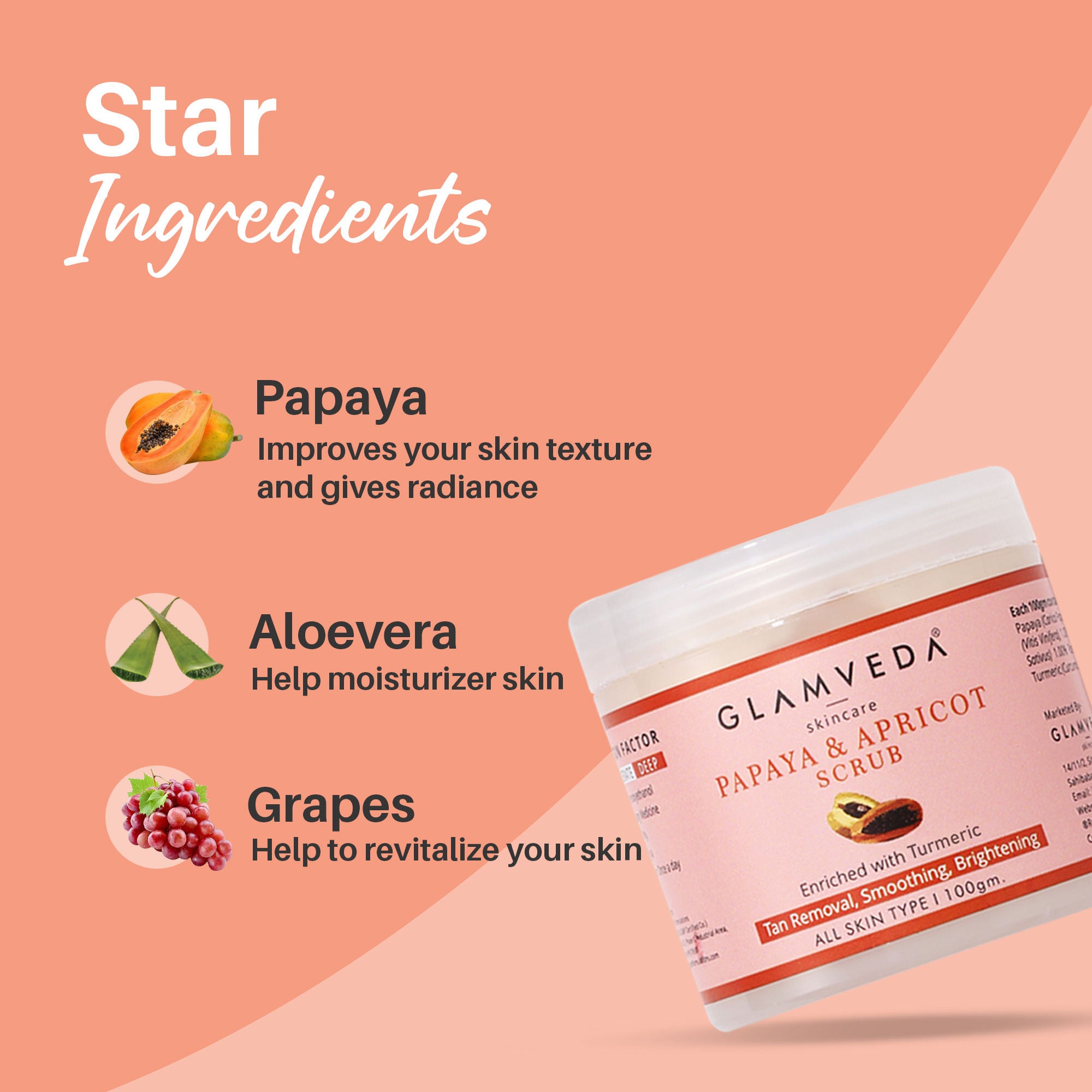 Papaya & Apricot Tan Removal Scrub