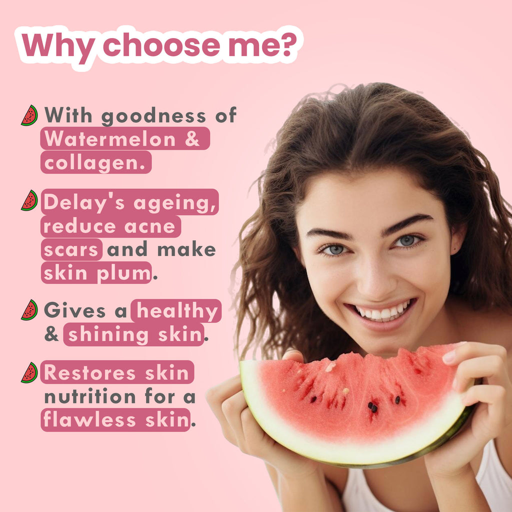 Watermelon & Collagen Skin Firming & Anti Ageing Peel Off Mask