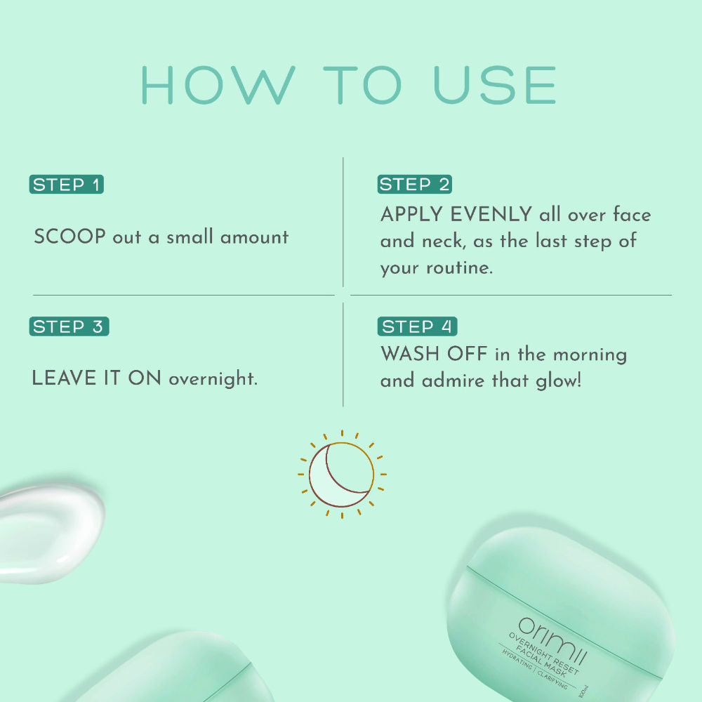 Sleeping Face Mask for Overnight Skin Repair - Non Comedogenic Night Cream
