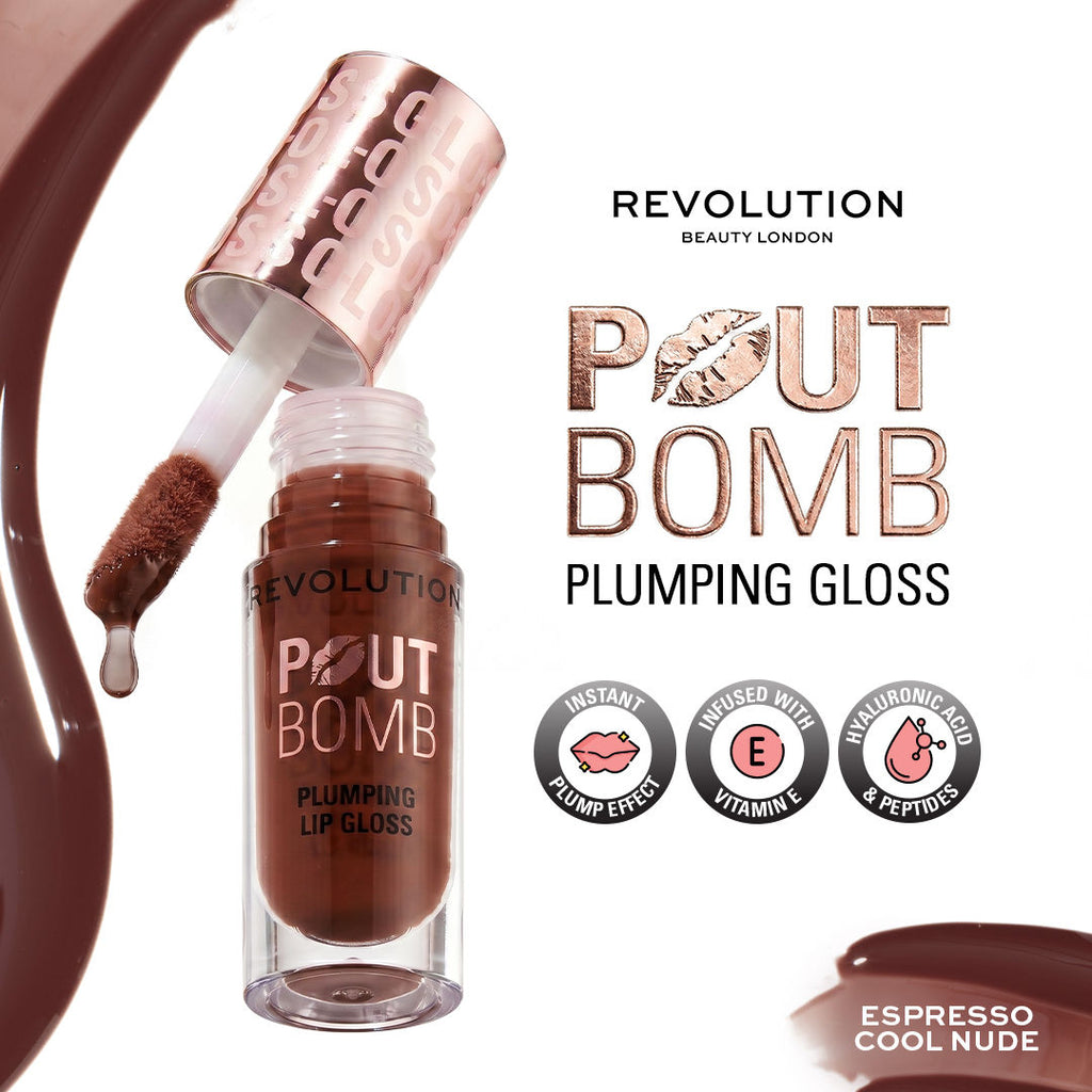Pout Bomb Plumping Gloss - Espresso Cool Nude