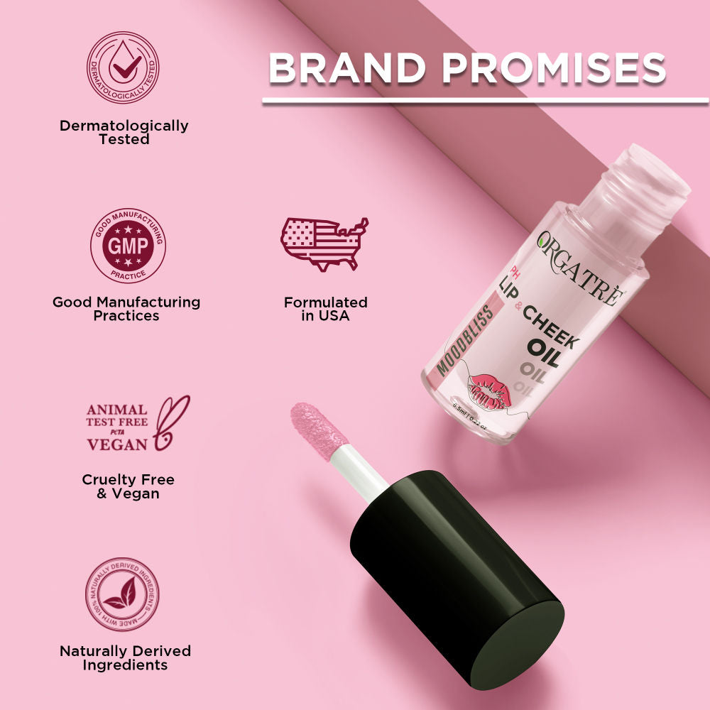 Lip & Cheek Oil | pH-Activated Tint, Multi-Use Hydrating Oil for Soft, Dewy Glow