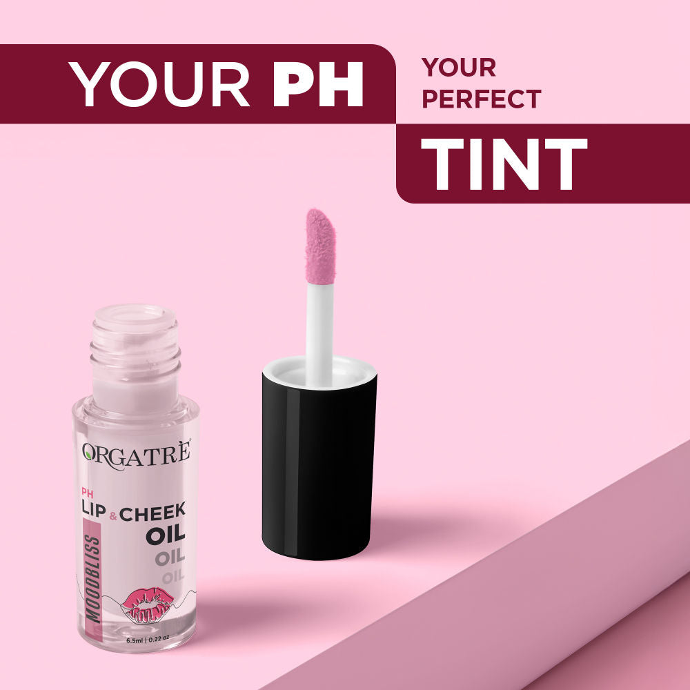 Lip & Cheek Oil | pH-Activated Tint, Multi-Use Hydrating Oil for Soft, Dewy Glow