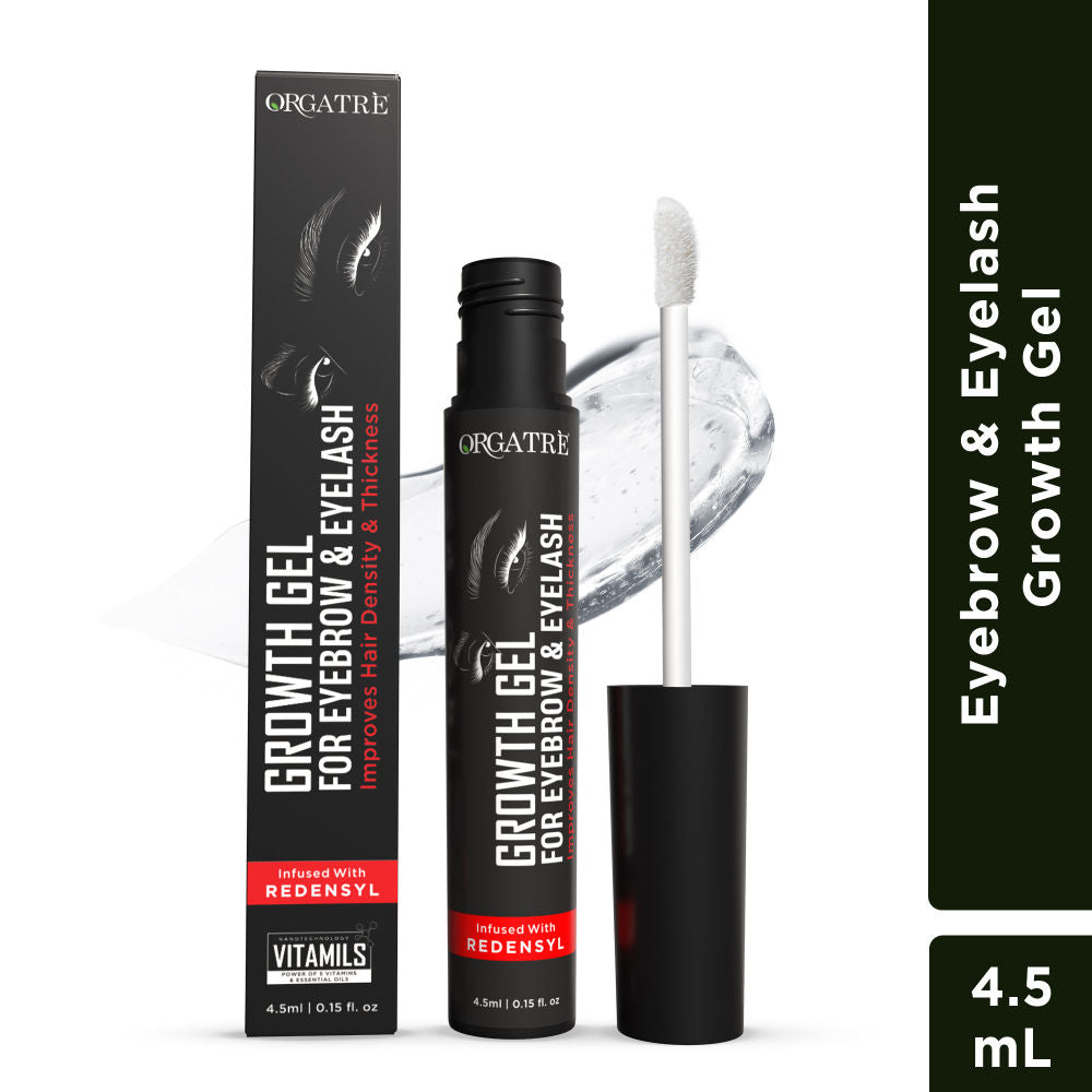 Growth Eyebrow & Eyelash Gel for Women - Redensyl-Infused for Thicker, Fuller Brows & Lashes