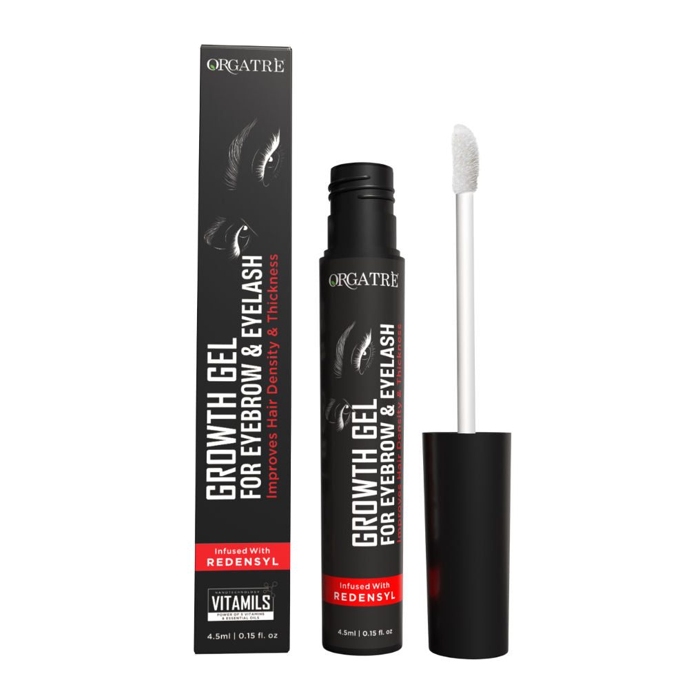 Growth Eyebrow & Eyelash Gel for Women - Redensyl-Infused for Thicker, Fuller Brows & Lashes