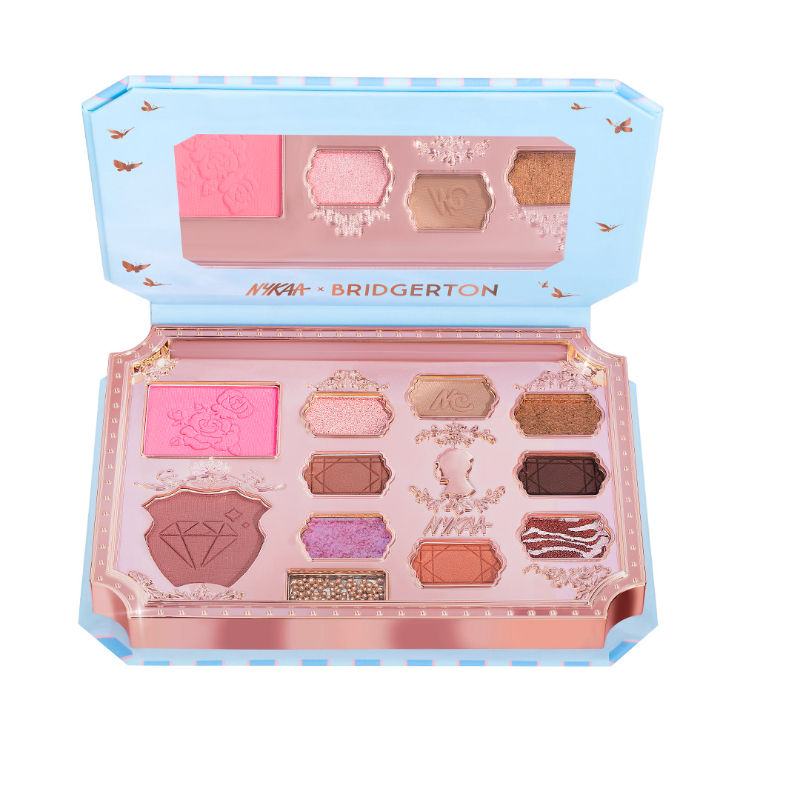 X Bridgerton Face & Eye Multi-Texture Eyeshadow Blush & Contour Palette