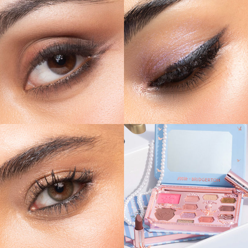 X Bridgerton Face & Eye Multi-Texture Eyeshadow Blush & Contour Palette