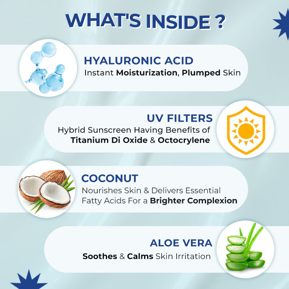 Hydro Burst Water Sunscreen with SPF 50