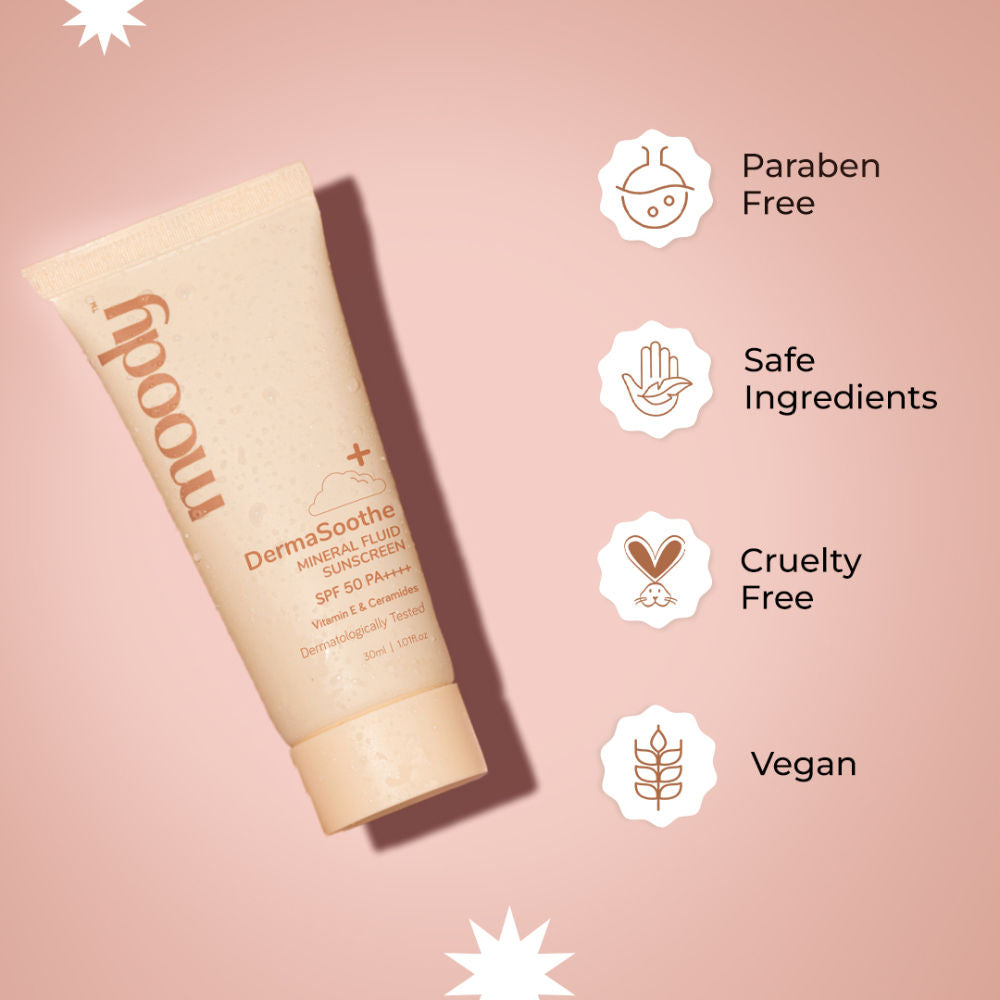 Sensisoothe Mineral Sunscreen SPF 50 PA++++ With Rice Water & Ceramides For Senstive Skin